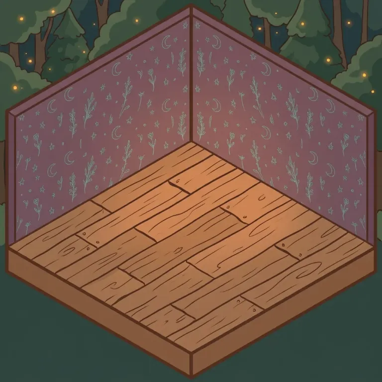 The empty Witch Workshop room, waiting for stickers