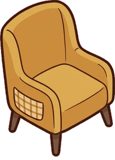 Armchairs, a sticker from the Autumn Forest world