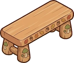 Benches, a sticker from the Autumn Forest world