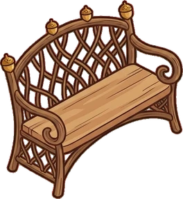 Benches, a sticker from the Autumn Forest world