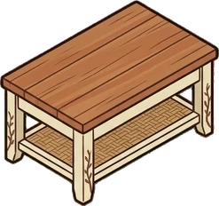 Coffee tables, a sticker from the Autumn Forest world