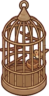 Pet beds and homes, a sticker from the Autumn Forest world