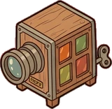 Gadgets and devices, a sticker from the Autumn Forest world
