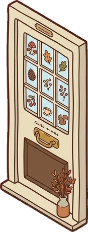 Doors, a sticker from the Autumn Forest world