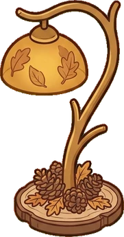 Floor lamps, a sticker from the Autumn Forest world