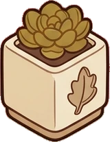 Small plants, a sticker from the Autumn Forest world