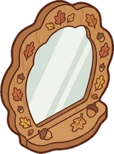 Mirrors, a sticker from the Autumn Forest world