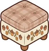 Poufs and ottomans, a sticker from the Autumn Forest world