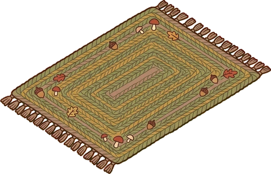 Rugs, a sticker from the Autumn Forest world