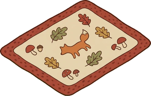 Rugs, a sticker from the Autumn Forest world