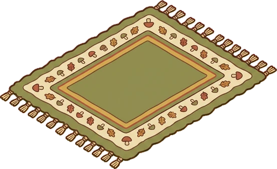 Rugs, a sticker from the Autumn Forest world