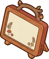 Screens and monitors, a sticker from the Autumn Forest world