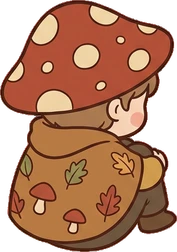 People sitting, a sticker from the Autumn Forest world