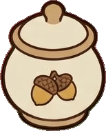 Shelf things, a sticker from the Autumn Forest world