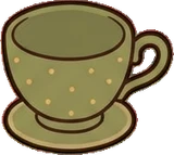 Shelf things, a sticker from the Autumn Forest world