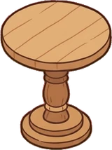Side tables, a sticker from the Autumn Forest world