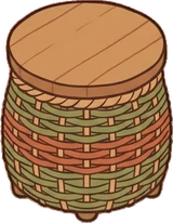 Side tables, a sticker from the Autumn Forest world
