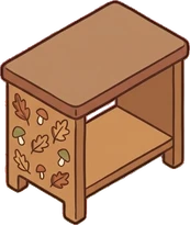 Side tables, a sticker from the Autumn Forest world