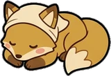 Cats and small animals, a sticker from the Autumn Forest world