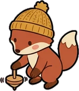 Cats and small animals, a sticker from the Autumn Forest world