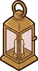 Candles and small lights, a sticker from the Autumn Forest world