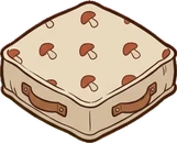 Cushions and blankets, a sticker from the Autumn Forest world