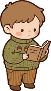 People standing, a sticker from the Autumn Forest world