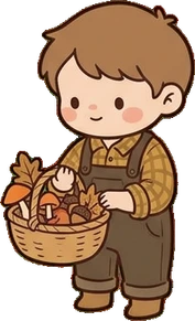 People standing, a sticker from the Autumn Forest world