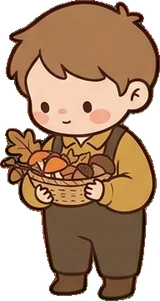 People standing, a sticker from the Autumn Forest world