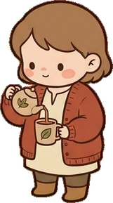 People standing, a sticker from the Autumn Forest world