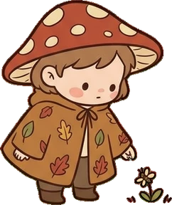 People standing, a sticker from the Autumn Forest world