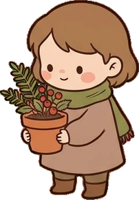 People standing, a sticker from the Autumn Forest world