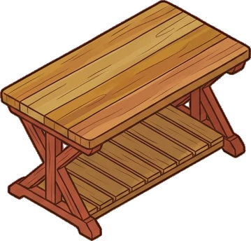 Tables, a sticker from the Autumn Forest world