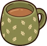 Food and drinks, a sticker from the Autumn Forest world