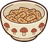 Food and drinks, a sticker from the Autumn Forest world