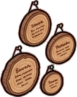 Wall art and frames, a sticker from the Autumn Forest world