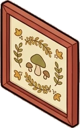 Wall art and frames, a sticker from the Autumn Forest world