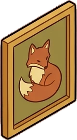 Wall art and frames, a sticker from the Autumn Forest world