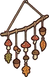 Wall art and frames, a sticker from the Autumn Forest world