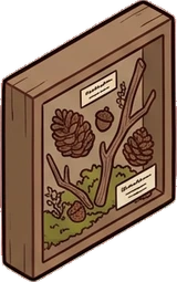 Wall art and frames, a sticker from the Autumn Forest world