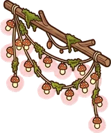 Wall lights, a sticker from the Autumn Forest world