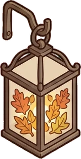 Wall lights, a sticker from the Autumn Forest world