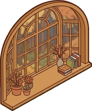 Windows, a sticker from the Autumn Forest world
