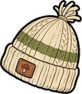 Bags, hats and shoes, a sticker from the Autumn Forest world
