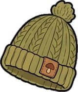 Bags, hats and shoes, a sticker from the Autumn Forest world