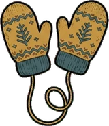Bags, hats and shoes, a sticker from the Autumn Forest world