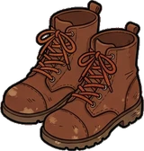 Bags, hats and shoes, a sticker from the Autumn Forest world