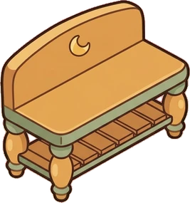 Benches, a sticker from the Bakery Corner world