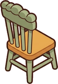 Chairs, a sticker from the Bakery Corner world