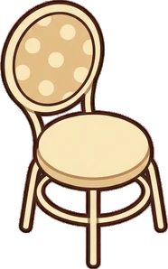 Chairs, a sticker from the Bakery Corner world